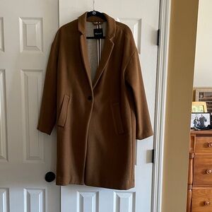 Madewell Chestnut Long Coat